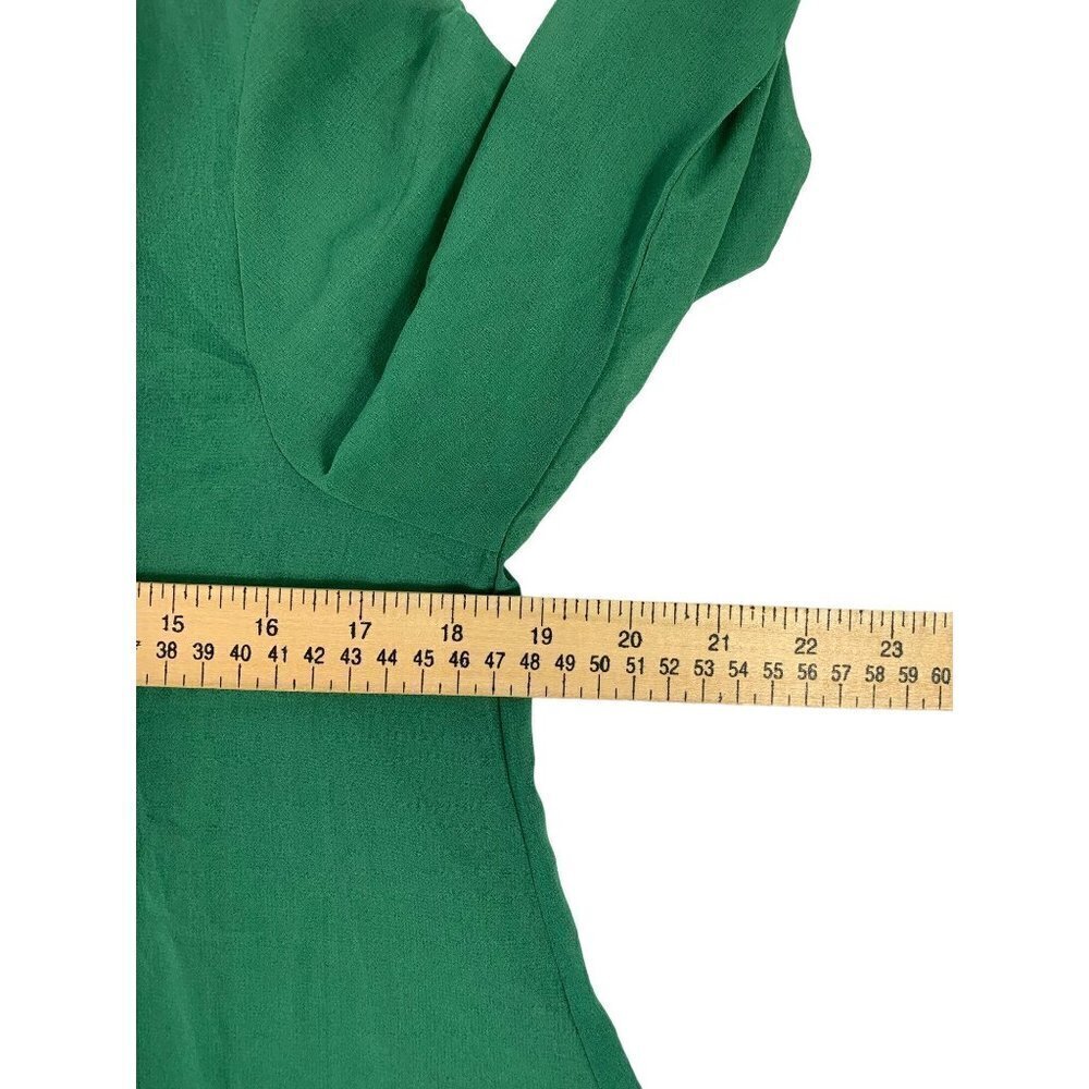 Potter's Pot Women's Shear Green Blouse - Picture 4 of 7